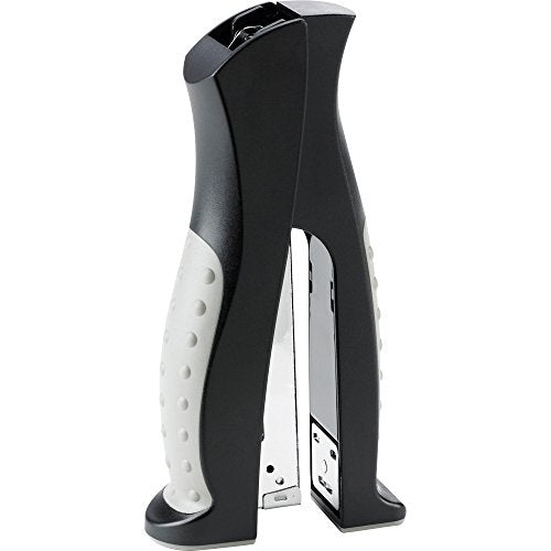 Classic Business Source Vertical Desktop Stapler, Full-Strip, 20 Sheet Capacity, Black Kit