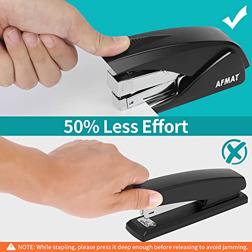Classic AFMAT Stapler for Desk, 50 Sheet Effortless Essentials