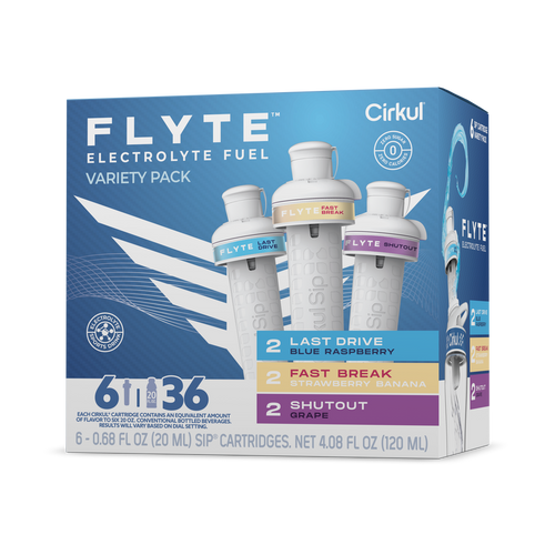 Natural Fruit Flavored Flyte 6-Pack Variety Pack MMZB - Zero-Calorie Multi-Flavor Sip Pods for Water Bottle - Default Title