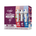 Refreshing Electrolyte GoSip 6-Pack Variety Pack CB6Q - Sugar-Free Fruit Flavor Cartridge Refill - Default Title