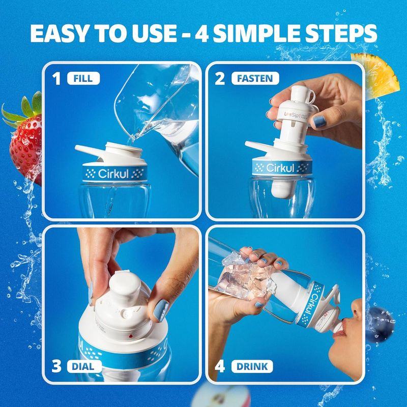 Zero-Calorie FitSip 6-Pack Variety Pack HE3H - Vitamin-Infused Natural Refreshing Flavor Core Detail