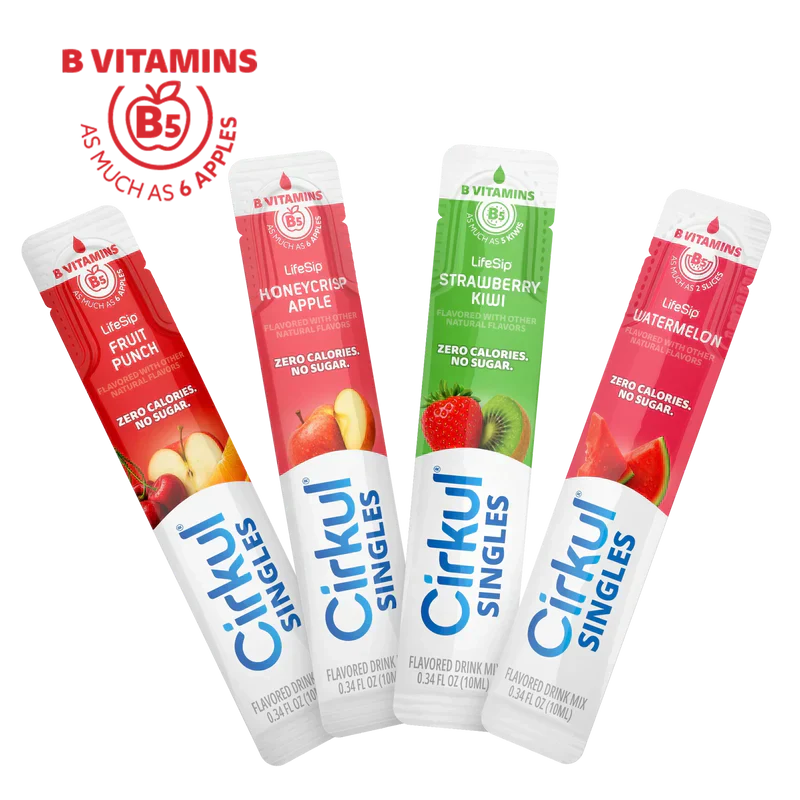 Sugar-Free 16-Pack  Singles LifeSip Bundle TIN3 - Vitamin-Infused Natural Refreshing Flavor Core - Default Title