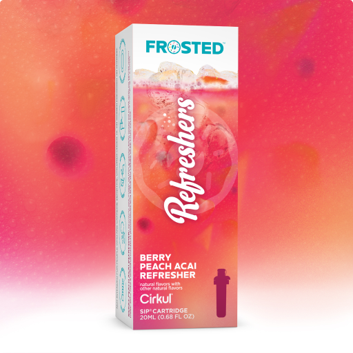 Sugar-Free Frosted Berry Peach Acai Refresher 6837 - Sugar-Free Fruit Flavor Cartridge Refill - Default Title