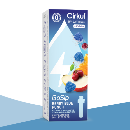 Sugar-Free GoSip Berry Blue Punch YSFQ - Vitamin-Infused Natural Refreshing Flavor Core - Default Title