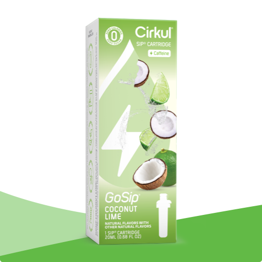 Sugar-Free GoSip Coconut Lime WWKC - Zero-Calorie Multi-Flavor Sip Pods for Water Bottle - Default Title