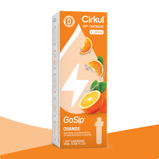 Natural Fruit Flavored GoSip Orange 54P9 - Vitamin-Infused Natural Refreshing Flavor Core - Default Title