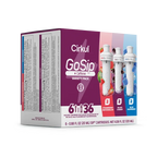 Refreshing Electrolyte GoSip 6-Pack Variety Pack CB6Q - Sugar-Free Fruit Flavor Cartridge Refill Detail