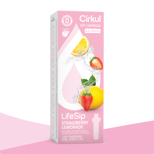 Natural Fruit Flavored LifeSip Strawberry Lemonade (Stevia) QJJ2 - Sugar-Free Fruit Flavor Cartridge Refill - Default Title
