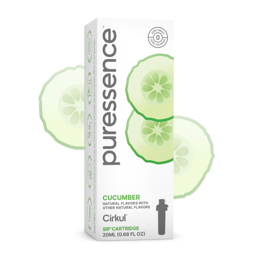 Vitamin-Infused Puressence Cucumber (Unsweetened) 5WHH - Zero-Calorie Multi-Flavor Sip Pods for Water Bottle - Default Title