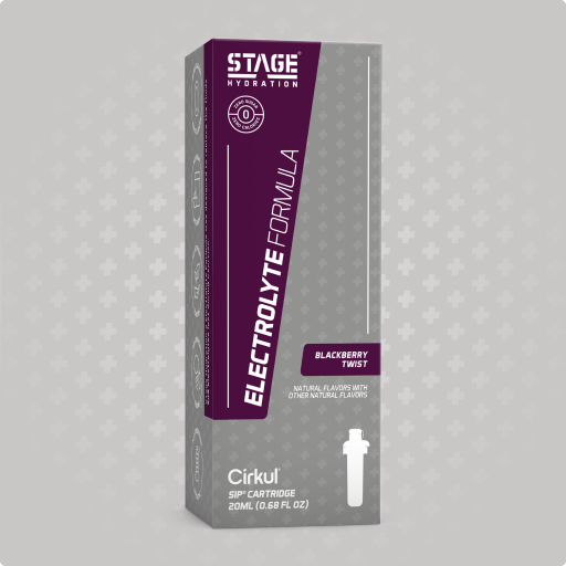 Natural Fruit Flavored Stage Blackberry Twist 1759 - Electrolyte Hydration Enhanced Taste Cartridges - Default Title