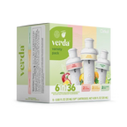 Natural Fruit Flavored Verda 6-Pack Variety Pack CT2I - Zero-Calorie Multi-Flavor Sip Pods for Water Bottle Detail